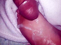 Massive Cumshot on Slick Oiled Feet