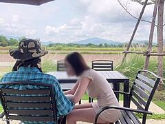 Gardener Fucks Beautiful Lady In Garden