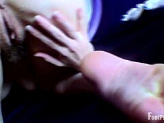ms nacke's daring foot tease turns heads