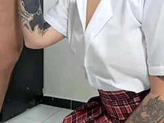 my latina virgin sucks at real amateur casting