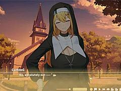 Ever seen a nun sister suck finger in public?
