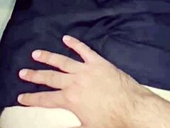 amoosinas cums hard on tight white ass in airport