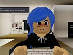 Roblox girl screwed hard by sneaky intruder
