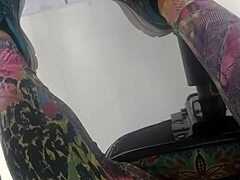 filming my babe’s hidden big tits while she teases