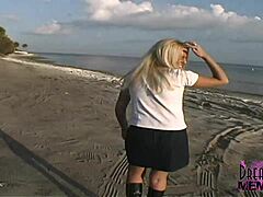i watched an all-natural blonde strip bare at the park