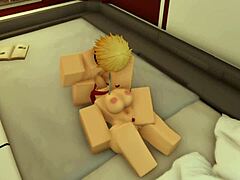 Denji and Makima in Wild Roblox Action