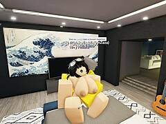 Fucking my best friend inside Roblox for a wild virtual thrill.