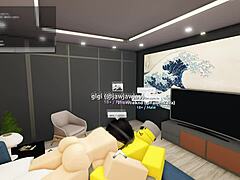 Fucking my best friend inside Roblox for a wild virtual thrill.