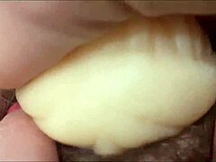 big clit pulsing in closeup climax