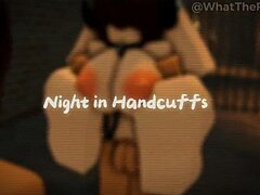night spent in handcuffs with partner