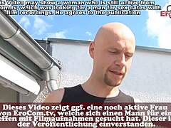 German User Bangs Skinny Blonde Teen at Couple Casting