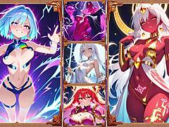 i'm obsessed with these anime battle babes in wild action