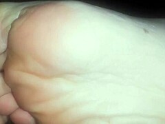 Nicoletta walked barefoot all day, leaving her tender feet aching and filthy
