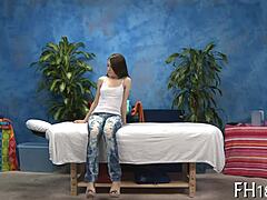 Feeling so vulnerable during this exposed body massage session