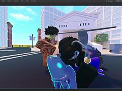 Wild Group Sex Game Unfolds in Whorblox Skins Part 7