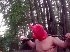 Wow, Dominating My Slave at Home and in the Forest! 🌳