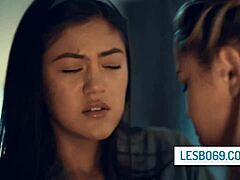 Hot Teen Lesbian Sex with Alina Lopez and Kendra Spade in 69