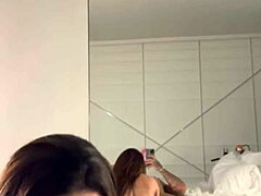 morning blowjob and handjob with hot luiza marcato