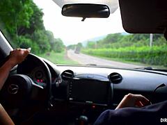 Leyla Seduces Driving Instructor in Steamy Recorded Session
