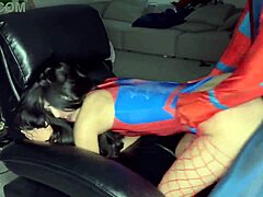 Spider-Man and Spider-Girl Get Rough, Man I’m Lovin’ This Fight-Sex!