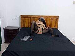 Religious Mature Woman Sensually Explores Her Body with Passionate Self-Touch