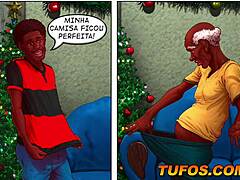 christmas special with anime girls moaning