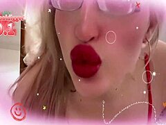 Hey, wanna see my sissy red lipstick fetish training?