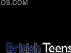 wow, hot British alt student toys her pussy till she cums! 😍