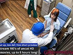 Ditria Roses Undergoes Her First Detailed Gyno Exam in Latex Gloves