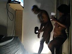 Black Ebony Butt Scene 15 Sucks Cock With Bouncing Boobs