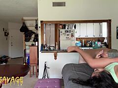 asian girlfriend dominated hard before work in wmaf amateur clip