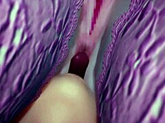 Intense orgasm from anal licking and masturbation in Japanese BDSM assfucking scene