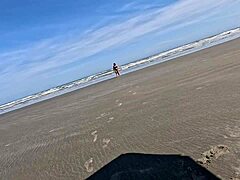 Public Mischief as Vendors Spot My Naughty Wife at Beach