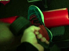 Pick Up at Gym - I'll Help You Stretch at My Home, Bubble Butt Girl!