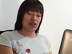 She demonstrates squirting in homemade video