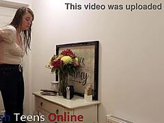 uh, this naughty college student's gettin' spanked hard... long hair flyin', close-up orgasm in uncensored panties!