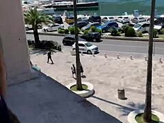 I’m banging this 18yo brunette teen in risky public spots