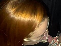 Hell yeah! Me and my redhead friend sucked hard at Freedom swing house glory hole
