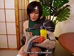 Leela Moon Sucks Step-Brother's Cock as Yuffie in Cosplay POV