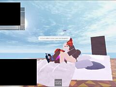 Feeling Wild with Two Black Futa Cocks in Roblox. Rough Creampie Action Hits Hard.