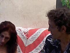 Italian Man Craves Oral Sex After Work with House Woman