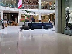 wow, this trashy kiwi slut flashes at the mall and on busy streets! her dirty public stunts are unreal 😜
