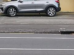 wow, this trashy kiwi slut flashes at the mall and on busy streets! her dirty public stunts are unreal 😜
