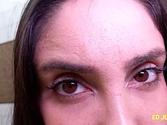 Ed junior fucks vitória camargo without condom in oily anal cowgirl