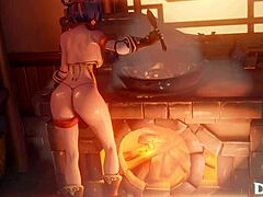 xiangling gets her ass penetrated on the kitchens floor first time anal genshin impact porn