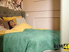 wartime fantasy unfolds with latina wife rimming