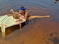 caught that adventurous couple having wild bareback sex in the mangrove
