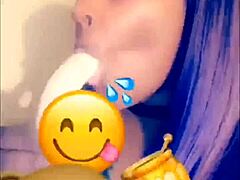 Butta Performs Banana Blowjob in Compilation