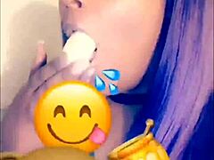 Butta Performs Banana Blowjob in Compilation