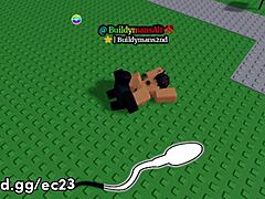 Roblox girl rides my cock hard then takes it in wet pussy and anal assfucking